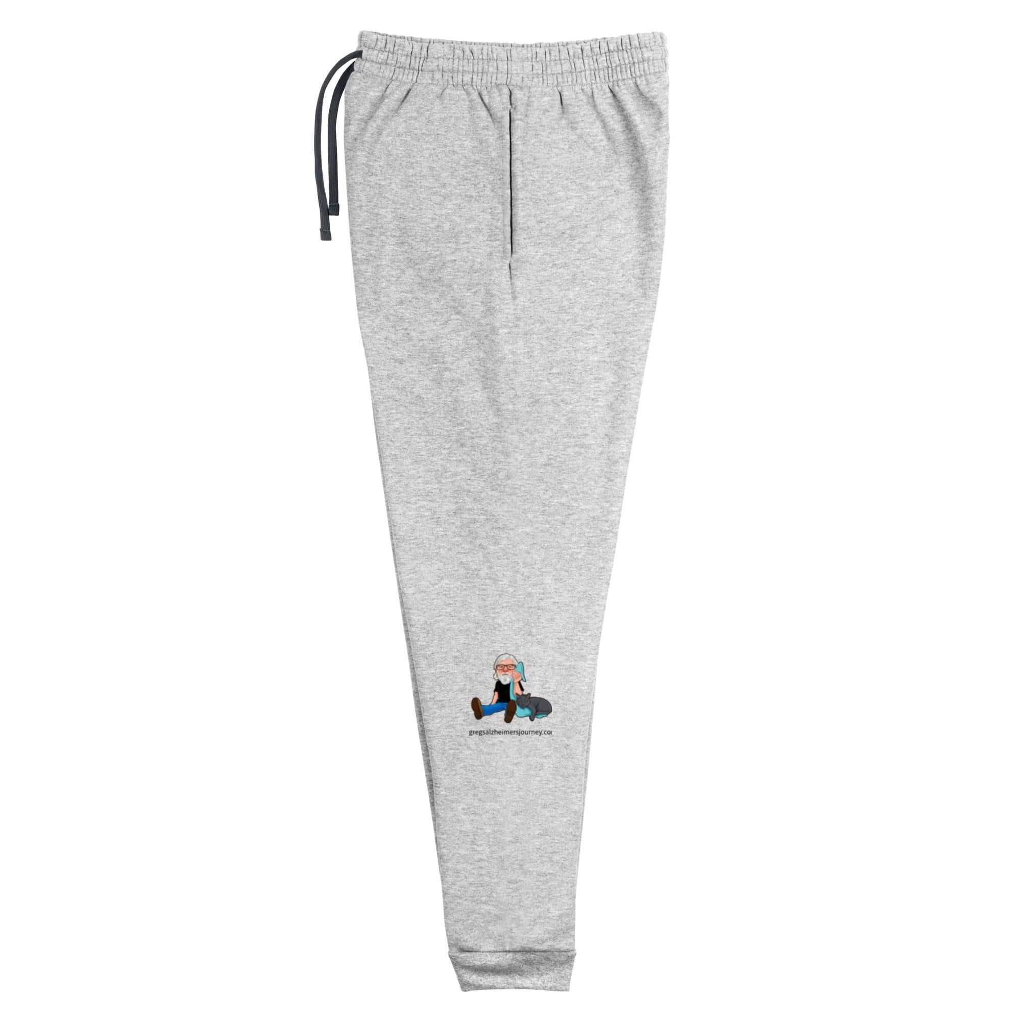 Unisex Joggers Cat Man Signature Logo Alzheimer's Awareness - Greg's AZ Store