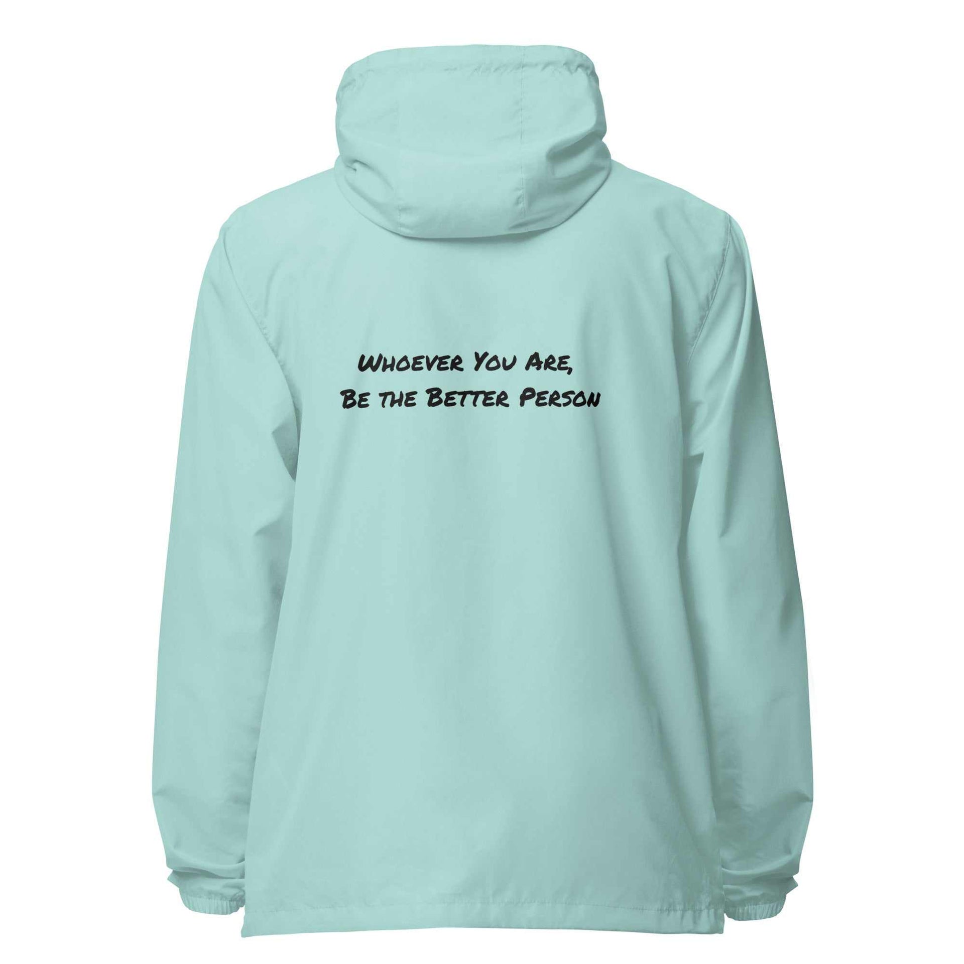 Unisex Lightweight Zip Up Windbreaker for Every Occasion - Be The Better Person - Greg's AZ Store