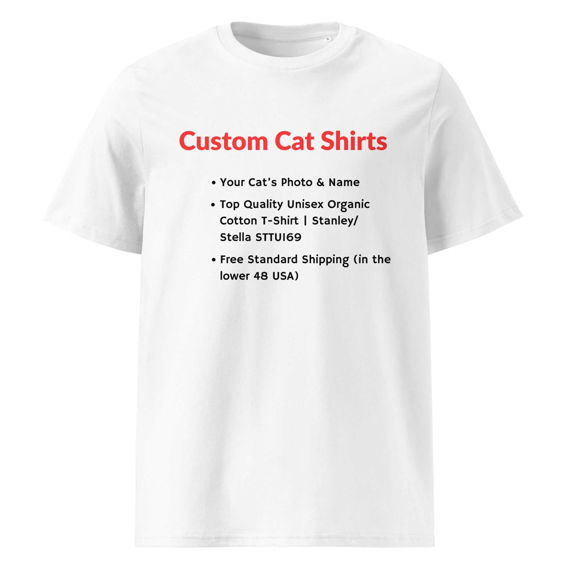 Custom Printed Cat Shirt