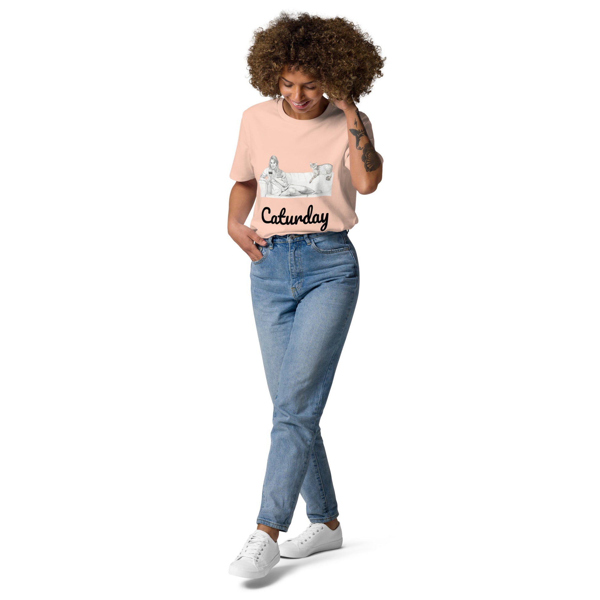 Caturday Women's Stanley/Stella Organic Cotton T-Shirt