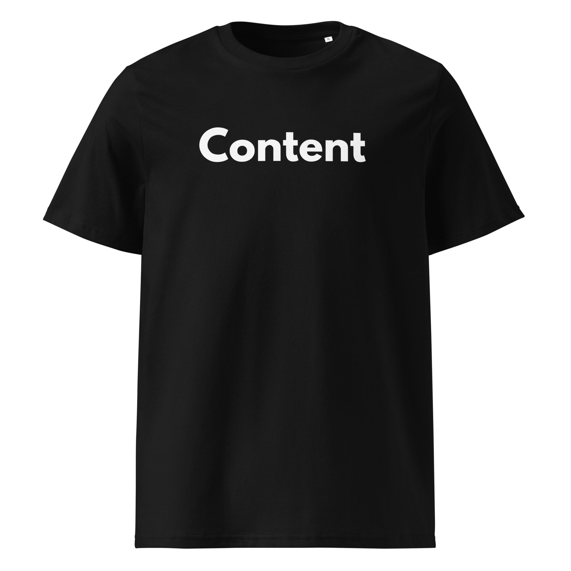 Content Graphic T-Shirt Unisex Organic Ribbed Neck | Stanley/Stella - Greg's AZ Store
