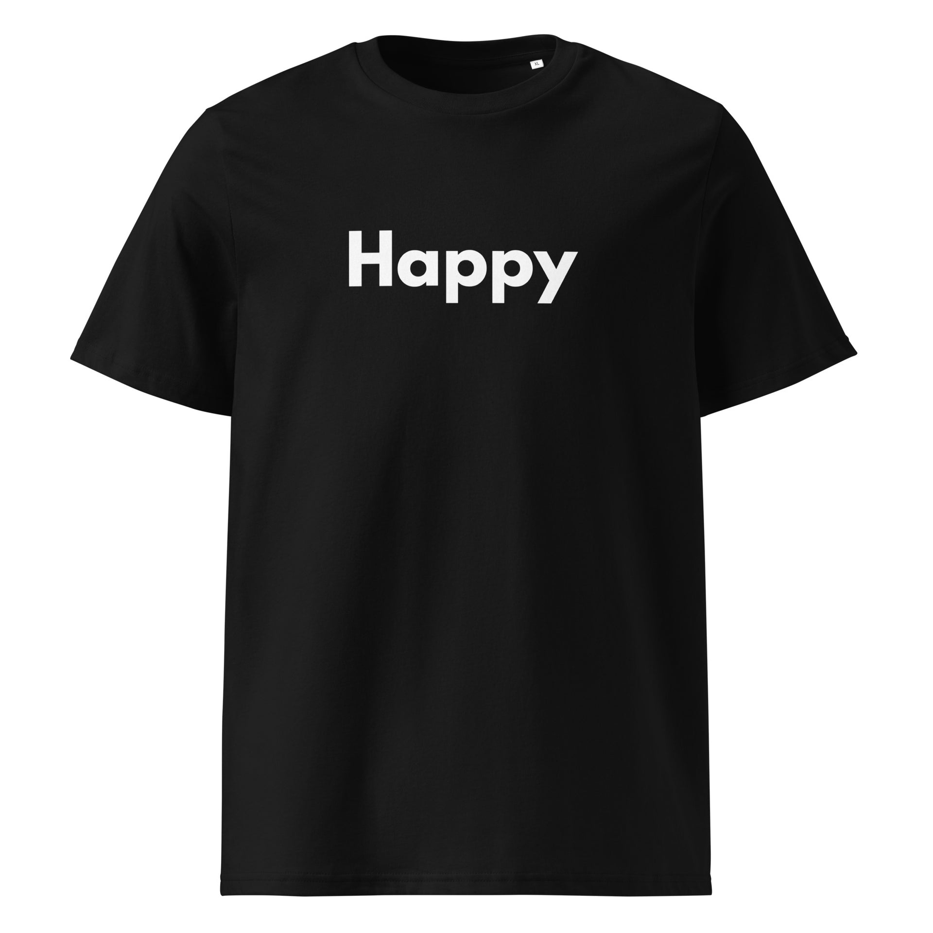 Unisex Happy Graphic T-Shirt with Ribbed Collar | Stanley/Stella - Greg's AZ Store