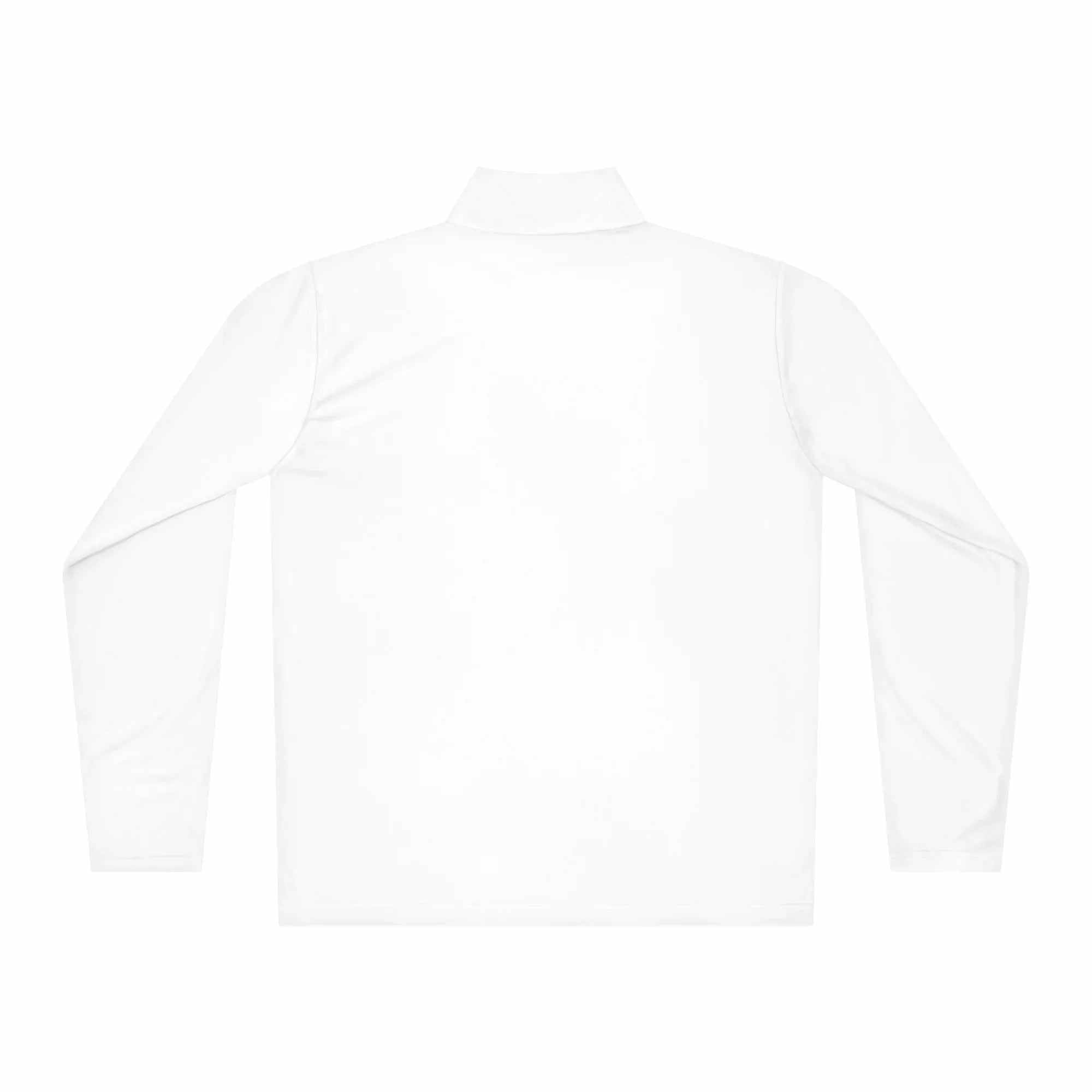 Unisex white lightweight quarter-zip pullover with black "caregivers are angels" graphic, casual style, by Greg's AZ Store.