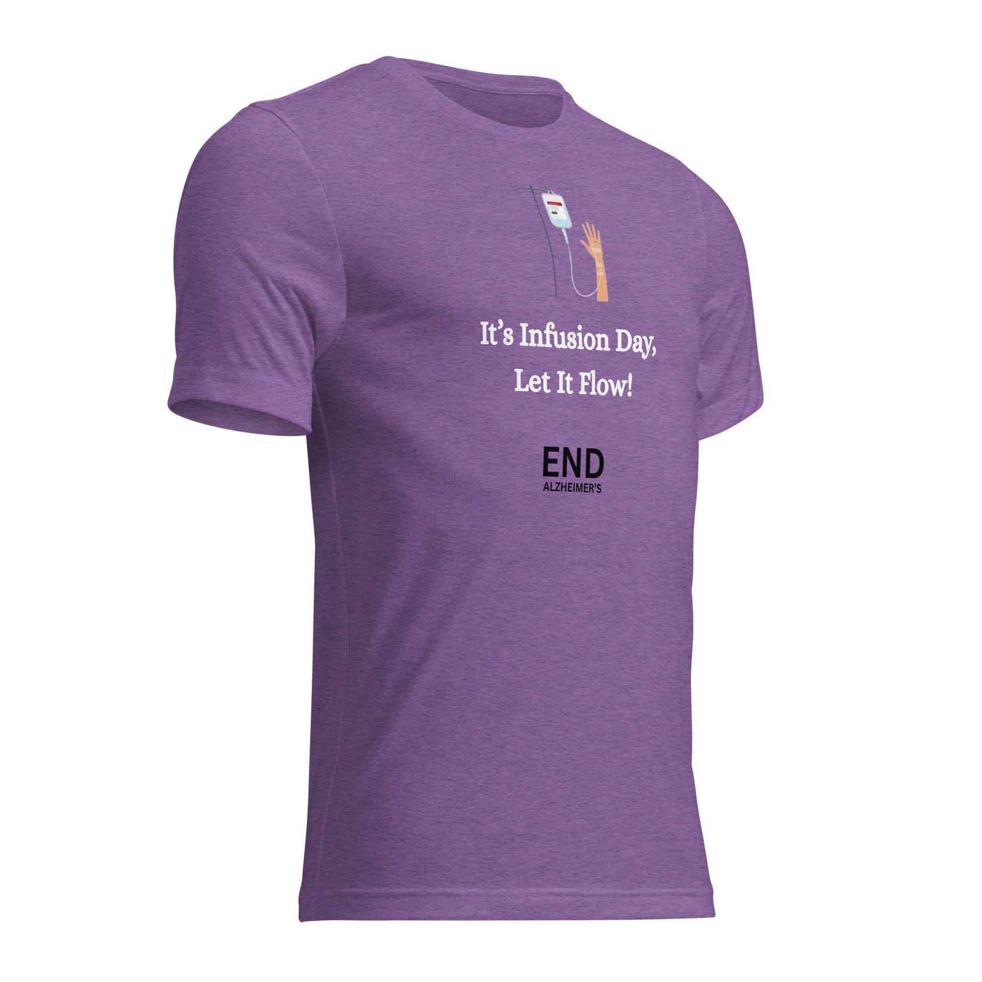 It's Infusion Day Alzheimer's Awareness T-Shirt | Unisex Short Sleeve Design - Greg's AZ Store