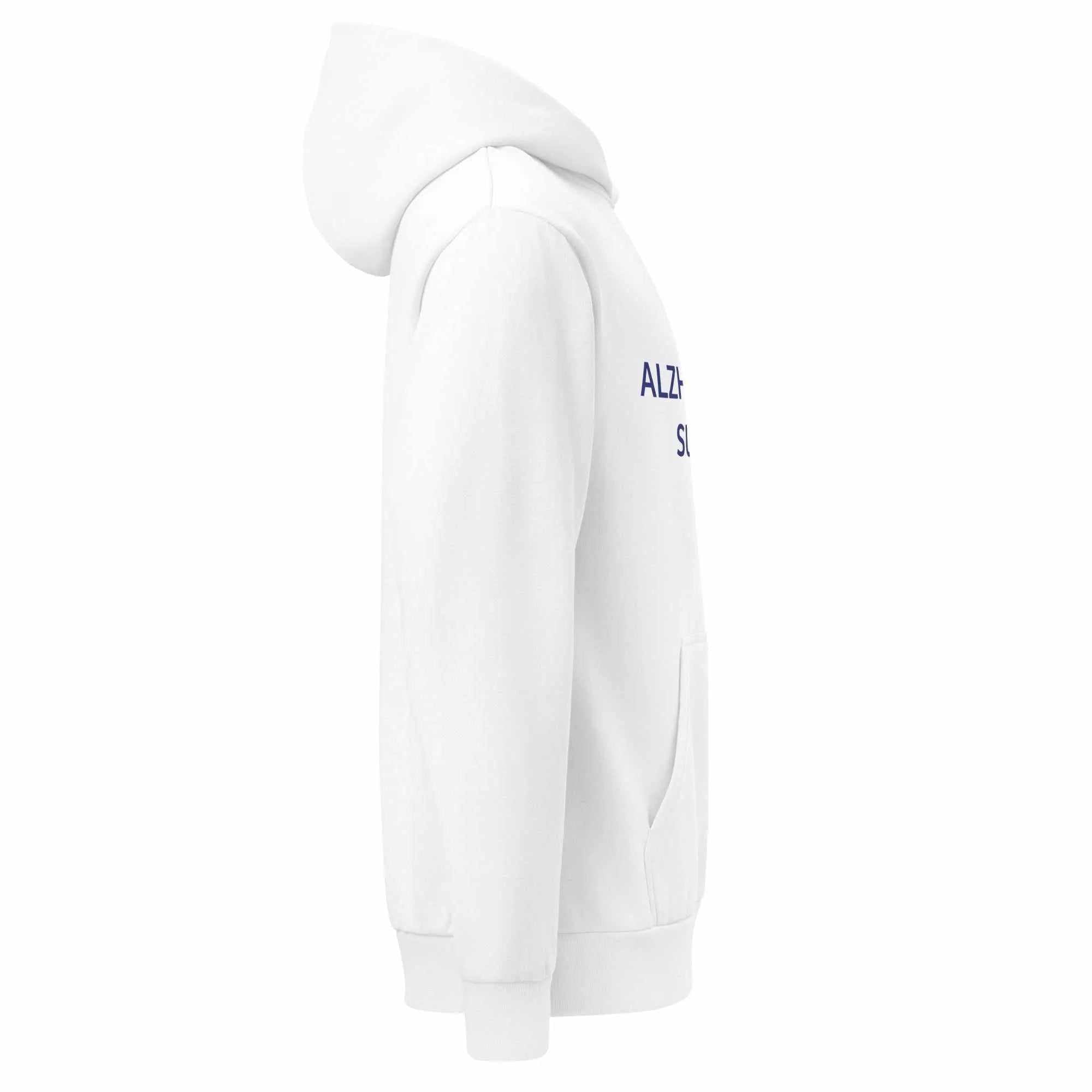 Unisex Urban Fleece Hoodie with Alzheimer's Sucks graphic, featuring comfortable fabric and bold printed design.