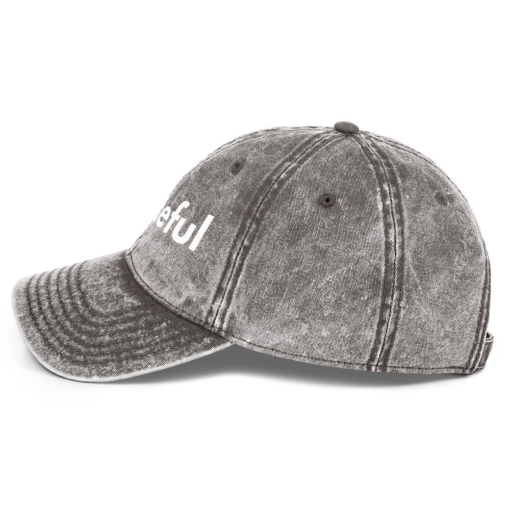 Vintage Cotton Twill Cap Grateful - Timeless Style and Comfort - Greg's AZ Store