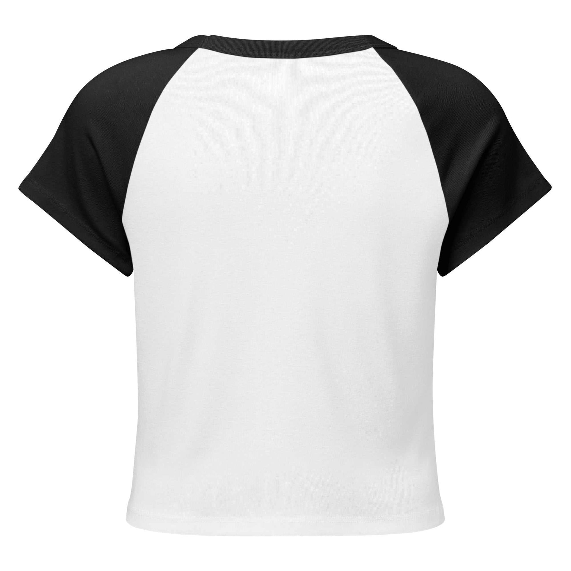 Women’s Micro Rib Raglan Baby Tee - Don't Ghost Me Fashion Statement - Greg's AZ Store