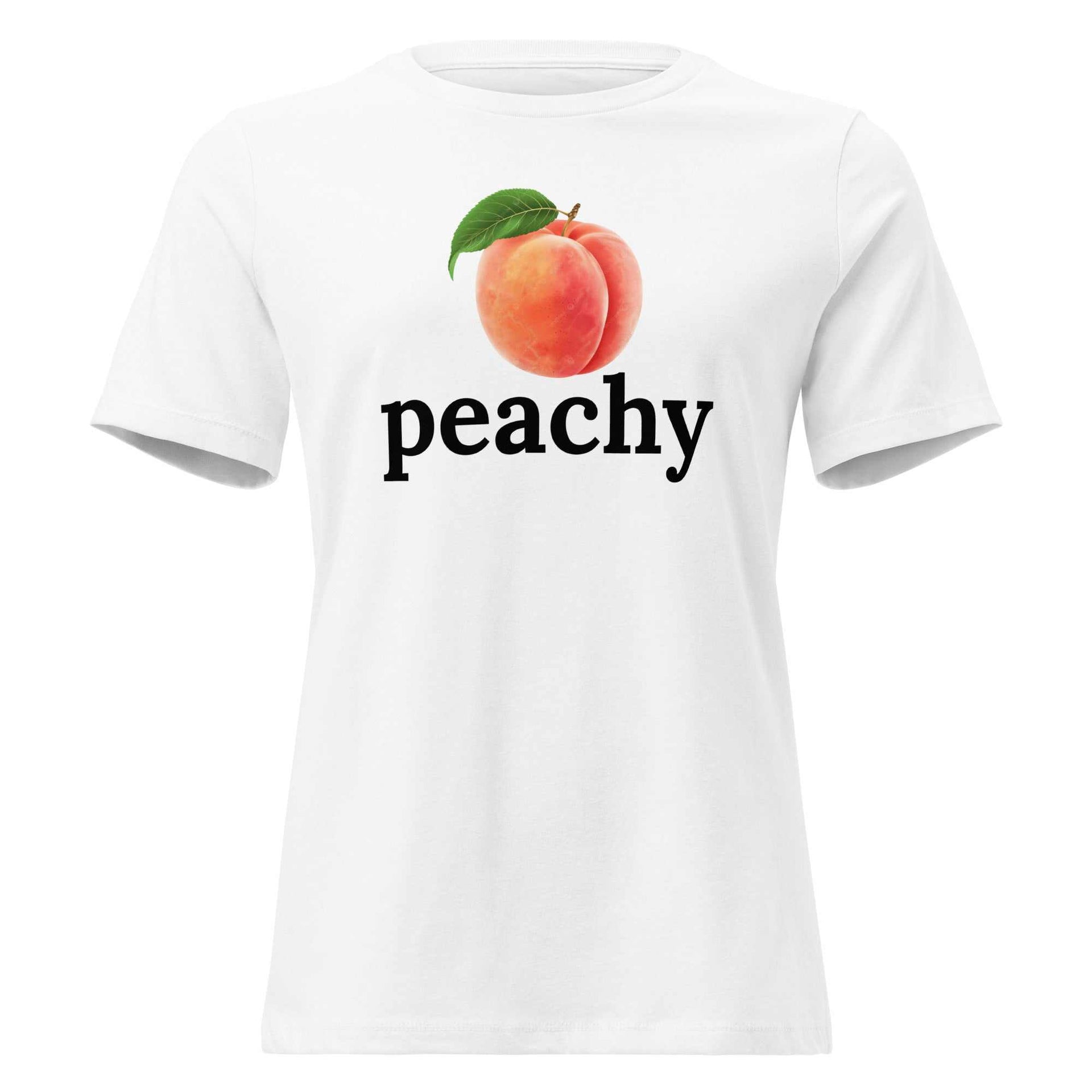 Peachy Women's Cotton Tee - Bella + Canvas - Greg's AZ Store
