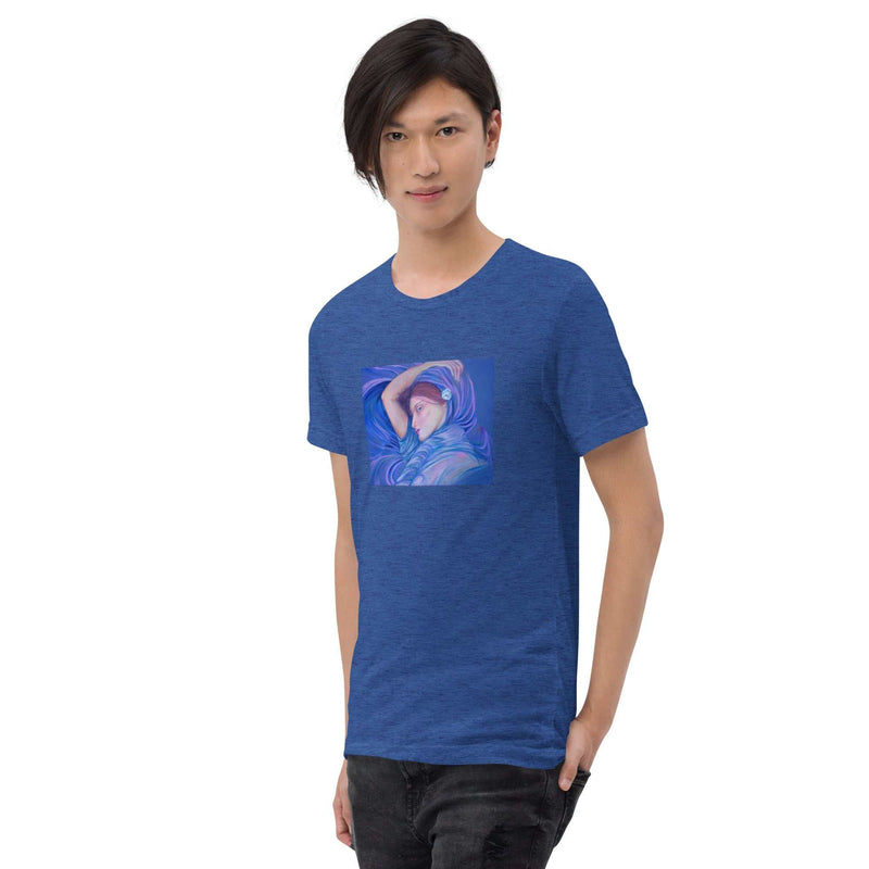 Women's Original Art T-Shirt featuring "The Boreas Girl" Painting on Front - Greg's AZ Store