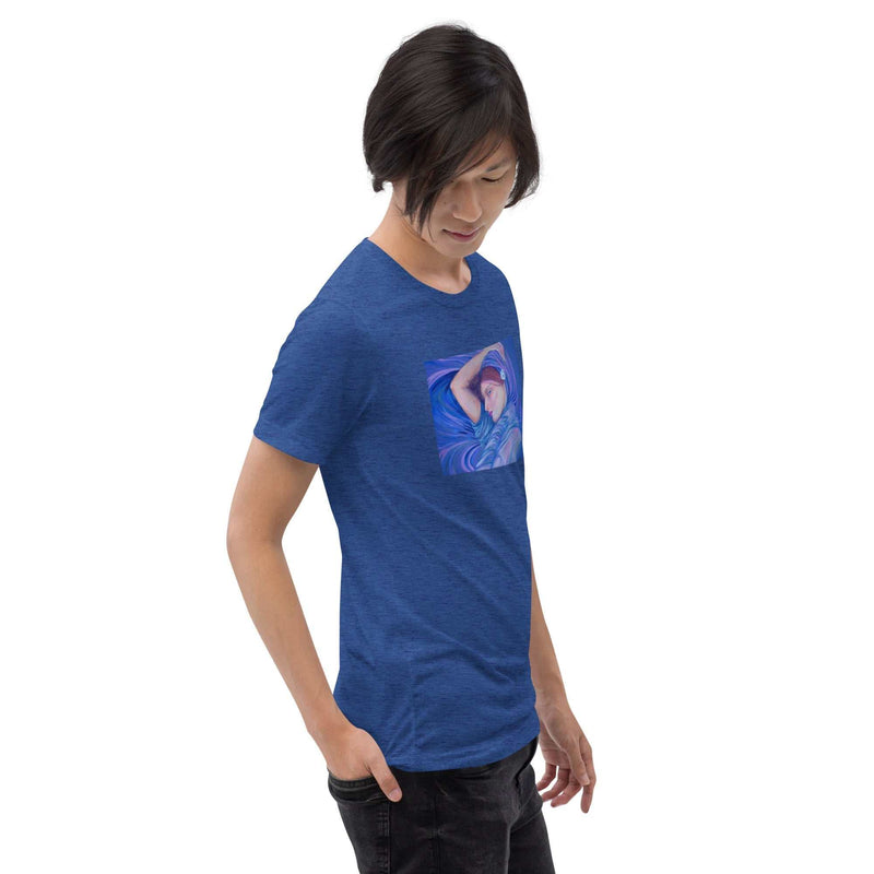 Women's Original Art T-Shirt featuring "The Boreas Girl" Painting on Front - Greg's AZ Store