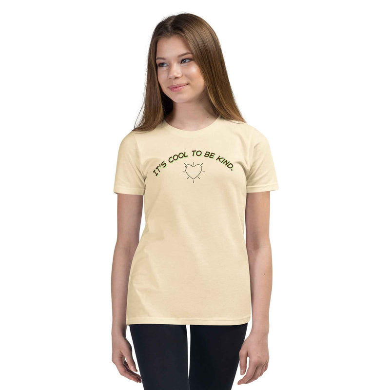 It's Cool To Be Kind T-Shirt -Youth Short Sleeve - Spread Kindness and Style - Greg's AZ Store