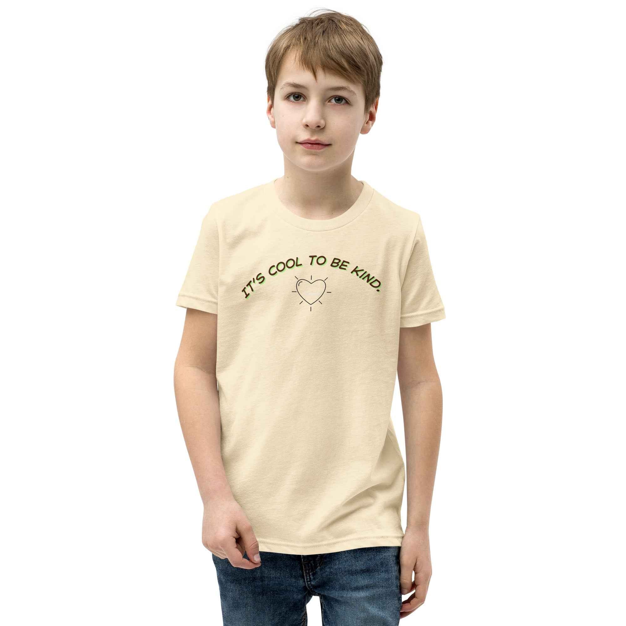 It's Cool To Be Kind T-Shirt -Youth Short Sleeve - Spread Kindness and Style - Greg's AZ Store